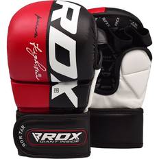 RDX: T6 MMA GRAPPLING HANDSKAR - RÖD (X-large)