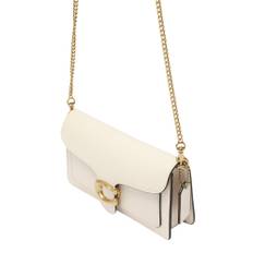 COACH Axelremsväska 'TABBY CHAIN CLUTCH' ullvit