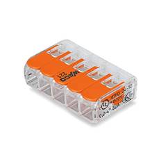 Wago 221-415 kabelsamler, 5 klemmer (0,2 - 4 mm²) | 1 stk | PRIS-MATCH