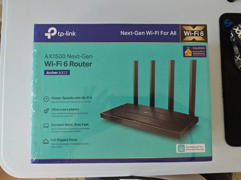 TP-Link AX1500 Next-Gen Wi-Fi 6 Router Archer AX12