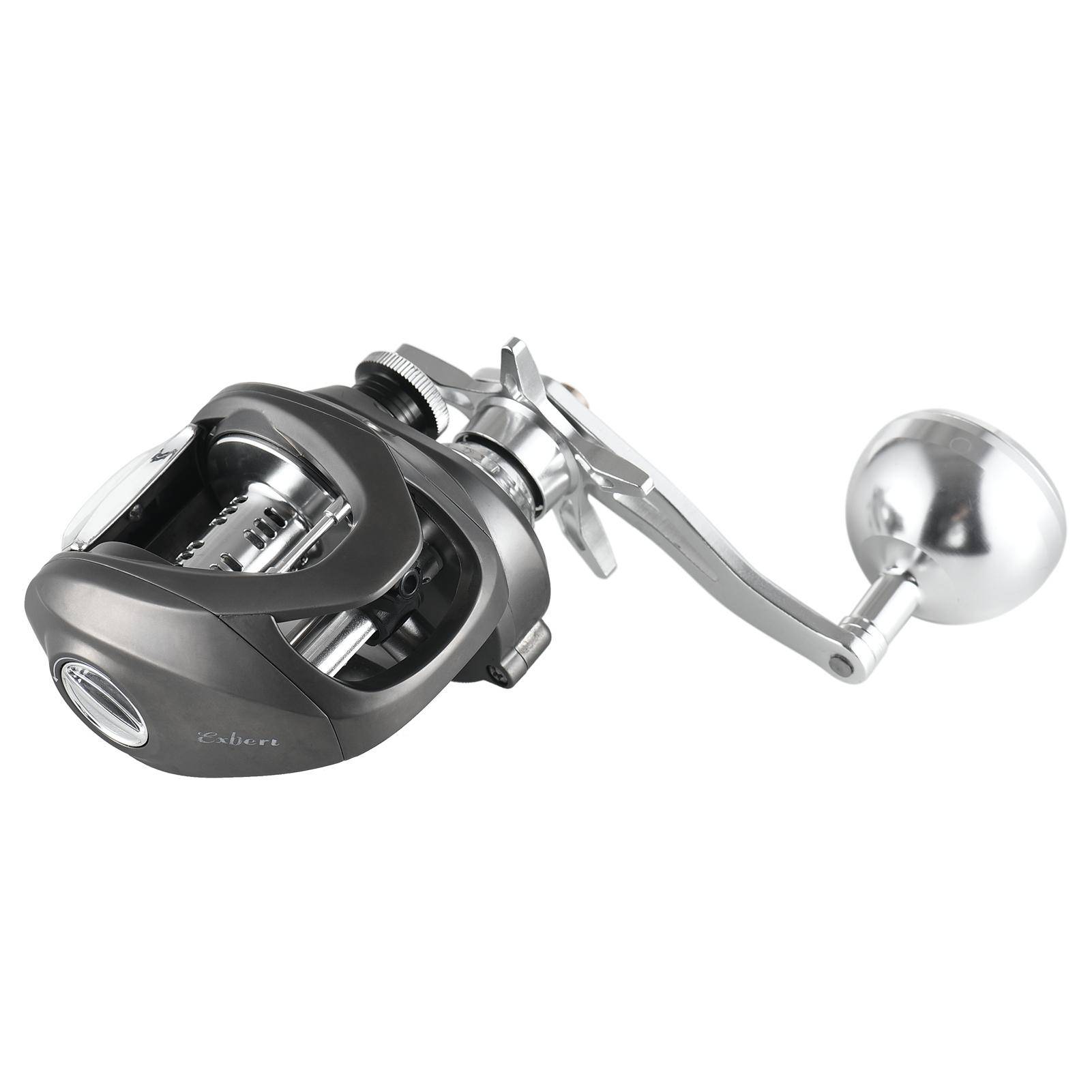 10+1BB Baitcaster-rullar 7.2:1 Utväxling Magnetbroms Baitcastingrullar 15kg Max Bromskraft Fiskrulle Right Hand