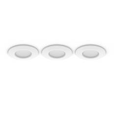 Philips Hue Slim indbygningsspot, 90 mm, 3-pak, hvid