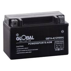 Global 12V GB7A-4 MC-batteri 6Ah 150 x 87 x 95 mm