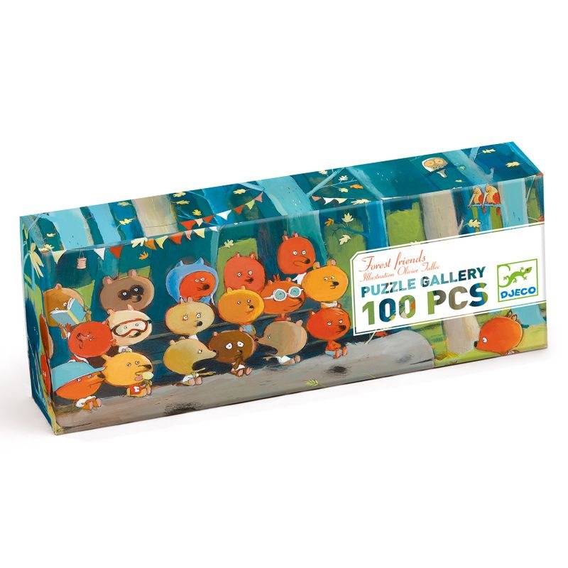 Pussel 100 bitar, forest friends