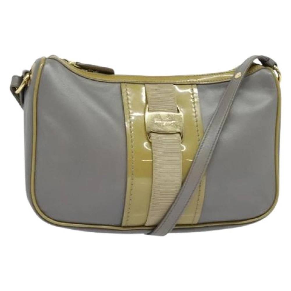 Salvatore Ferragamo Pre-owned - Pre-owned Läder Axelremsväska Vintage - Dam - ONE Size - Läder