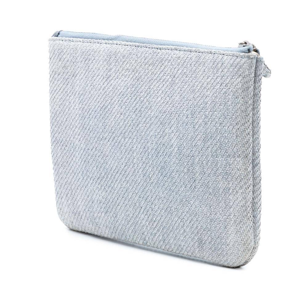 Chanel Vintage Chanel Deauville L 16cm x W 22cm x D 2cm - Clutches Denim hos Magasin.