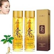 2 stycken ginseng anti-rynk essens-toner, ginseng essens, ginseng extrakt anti-rynk essens vatten, ginseng peptid anti-aging essens, polypeptid anti-rynk ginseng serum