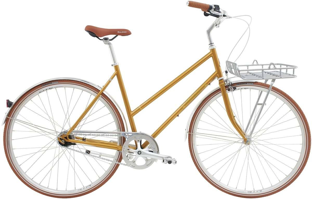 Raleigh Yate Cargo Dame 7g Shimano Nexus fodbr. blank guld