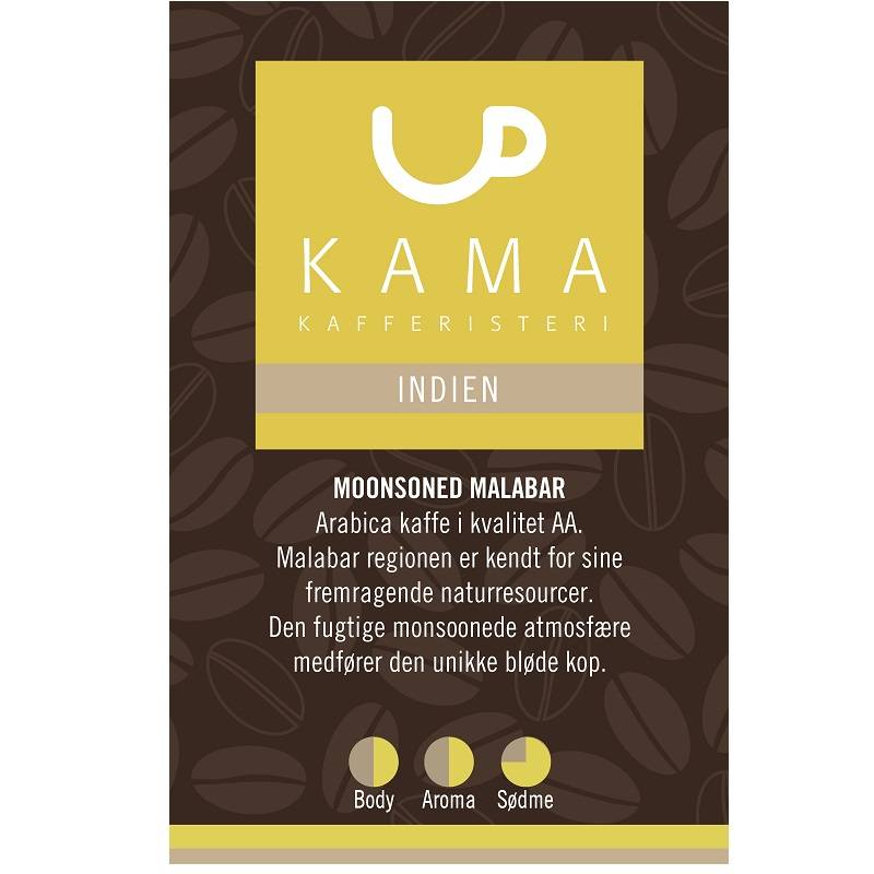 Kama kaffe, Monsooned Malabar Malet til espressokaffe 500 g..