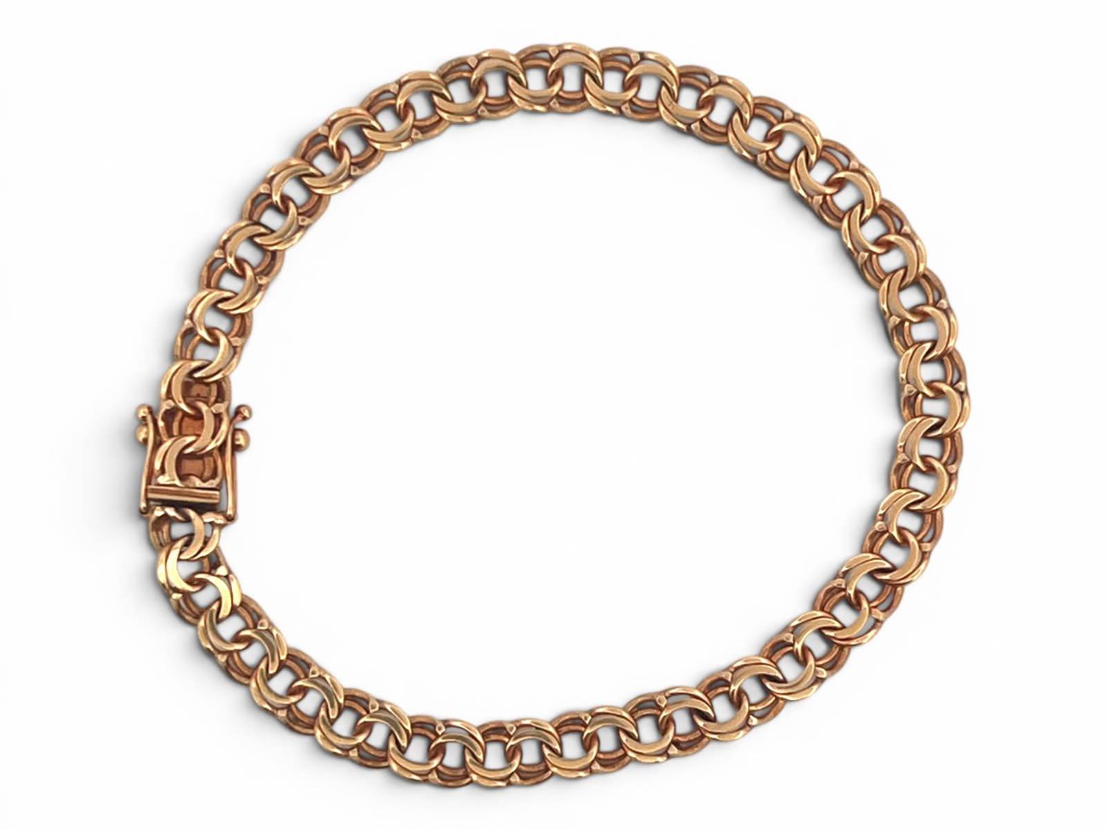 18k Bismarck armband 8.1g.