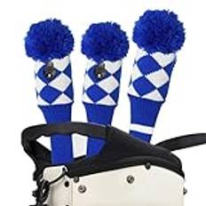 Golf Club Head Covers, Golf Driver Head Covers - Golf Headcovers Set Golf Club Covers,Roliga Golf Club Covers, Golf Club Sock Covers För Dam Golf Bag, Outdoor Sport