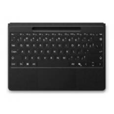 Microsoft Surface Pro Flex Keyboard - Tastatur - med touchpad, accelerometer, Surface Slim Pen 2 opbevaring og opladningsbakke - bagbelyst - trådløs - Bluetooth LE - AZERTY - belgisk - sort