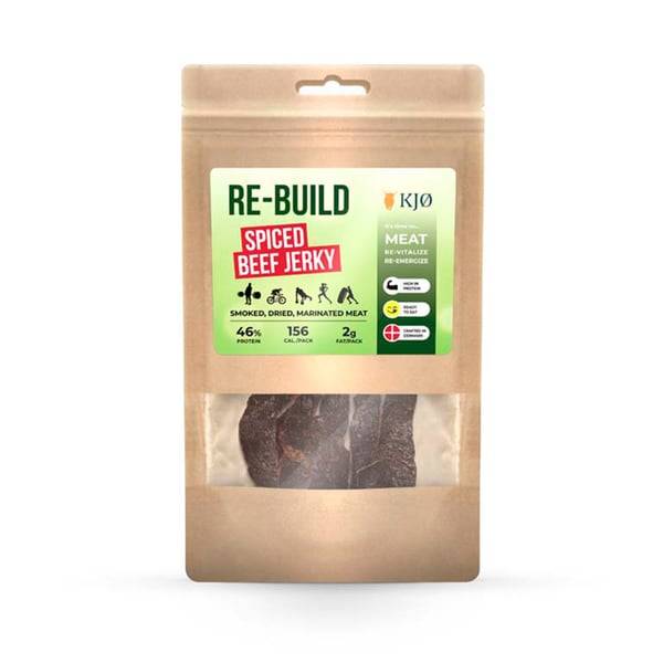 Kjø - Re-build - Spiced Beef Jerky (60g).