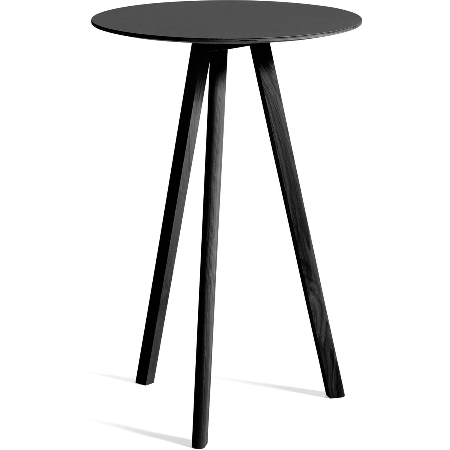 Hay Cph 20 2.0 Barbord Ø70x105 Cm Vandbaseret Lakeret / - Spisebord & Barbord Eg Sort - AE863-A531-AR04.