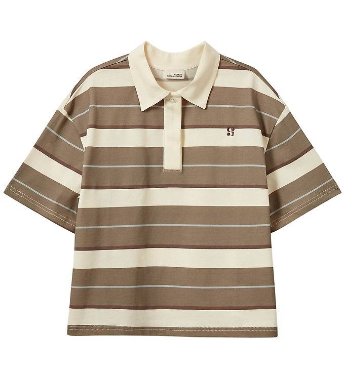 Sofie Schnoor Polo - PilSY - Off White Striped - Sofie Schnoor - 10 år (140) - Polo