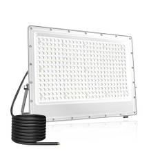 LED Strålkastare Utomhus 300W,Fosingut 30000LM 412 LED Spotlight,IP65 Vattentät Säkerhetsljus utanför,6500K kallvitt Superljus Väggspotlight Utomhusbelysning för trädgård, garage, Bakgård, Terrass