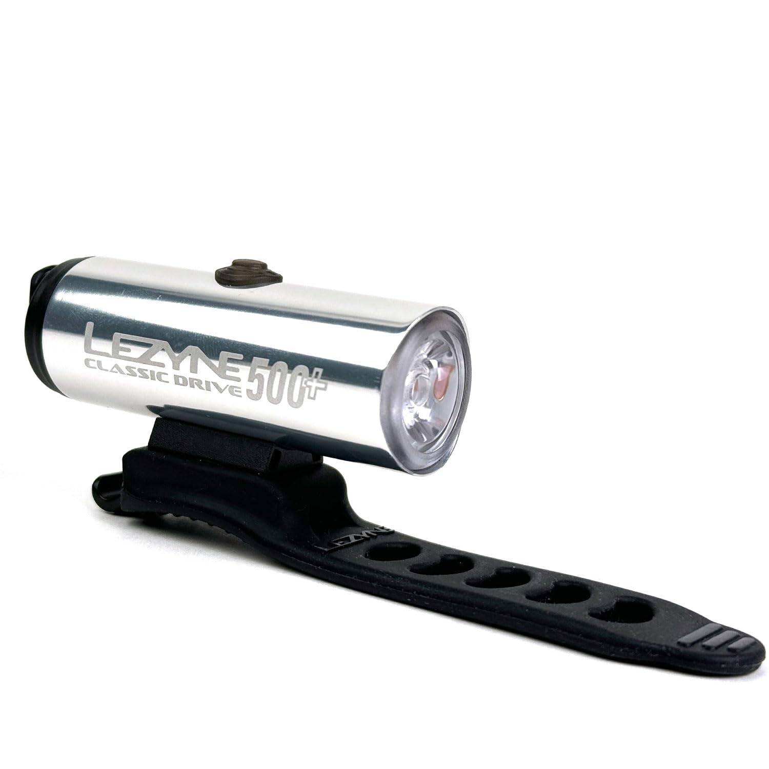 LEZYNE Cykel Kickboard Enkel och klassisk design Frontljus Silver Kompakt Rem Fast CLASSIC DRIVE 500+ []