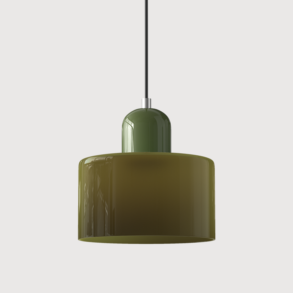 Bauhaus Kreativ Glas Hänglampa - Kreativt Glas för en Elegant Inredning - Groene matte afwerking / Groen