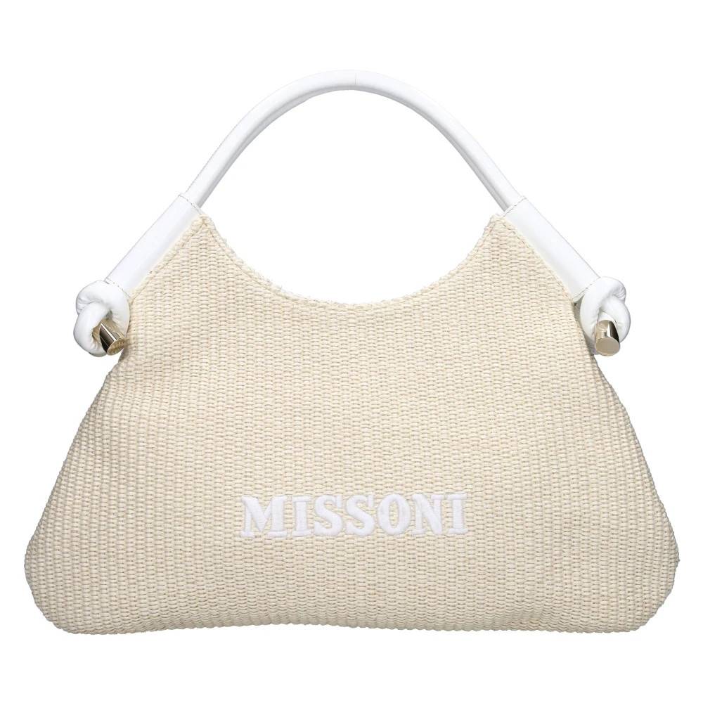 Missoni Raffia Taske - Tasker - Dame - Hvid - ONE SIZE - Læder