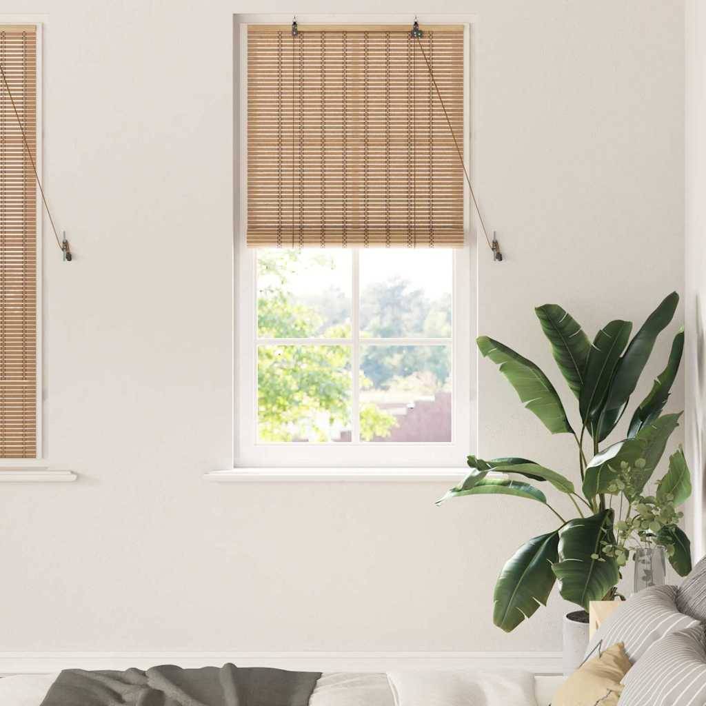 vidaXL Rullgardin Natur 90 x 160 cm Bambu