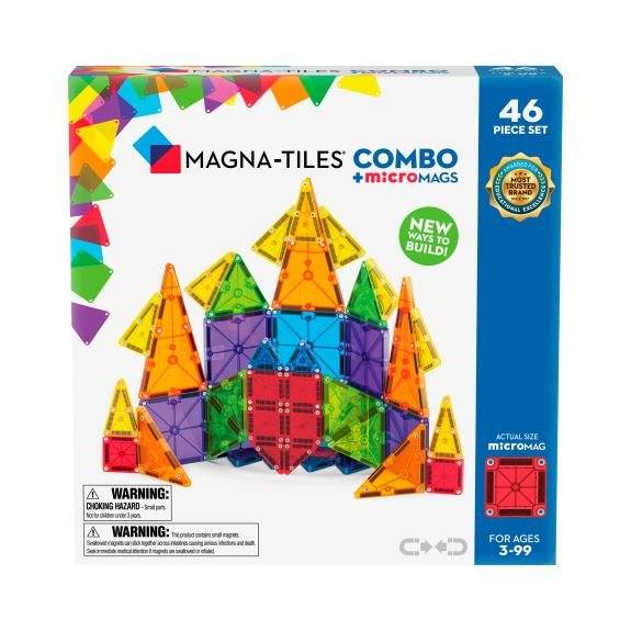 Magna-Tiles microMAGS combo, 46 bitar