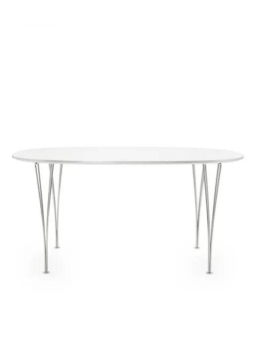 Piet Hein B612 Bord, hvid laminat fra Fritz Hansen - Jacobsen Plus