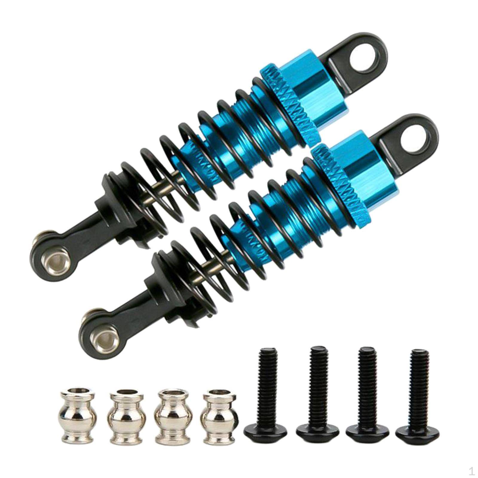 2-pack Justerbar Stötdämpare, 949 A959 A969 A979 K929 1/18 Bil Reservdelar, Fordonsmodell blue
