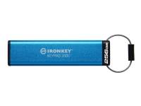 (ComputerSalg) Kingston IronKey Keypad 200C - USB flash-enhet - krypterat - FIPS 140-3 Level 3 - 256 GB - USB-C 3.2 Gen 1