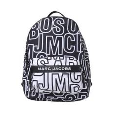 Little Marc Jacobs, Børn, unisex, Sort, ONE SIZE, Uld, Stilfuld AllOver Print Børnerygsæk