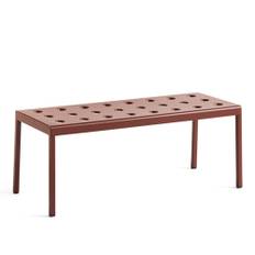 HAY - Balcony Low Table 96,5x41 cm / Iron Red - Soffbord utomhus - Ronan & Erwan Bouroullec - Röd - Metall