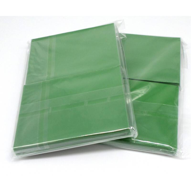 2 x 100 Docsmagic.de Double Mat Green Card Sleeves Standard Size 66...