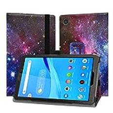 JRTAL Fodral för Lenovo Tab M8 4th Gen, PU Läder Slim Flip Case Skyddande Vikbart Skydd För Lenovo Tab M8 (4th Gen) TB300FU 8" Tablet(Fungerar Inte För Lenovo Tab M8)- Galaxy