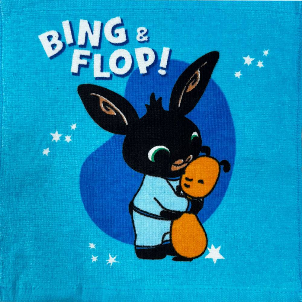 Bing Night handduk, ansiktshandduk 30x30 cm