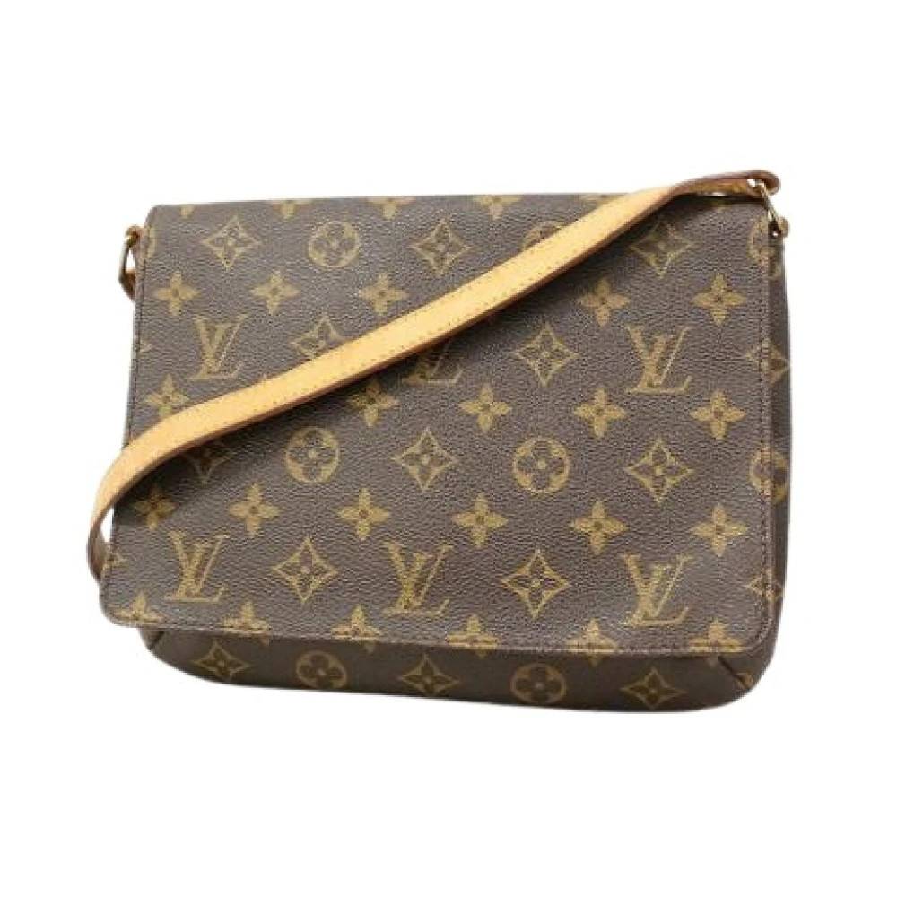 Louis Vuitton Vintage Pre-owned Skuldertaske - Vintage - Dame - Brun - ONE SIZE - Uld