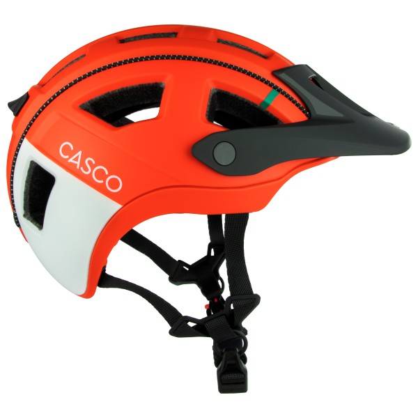 CASCO Cosmo Explorer Cykelhjälm Storlek 52-56 cm - S Färg orange / weiss