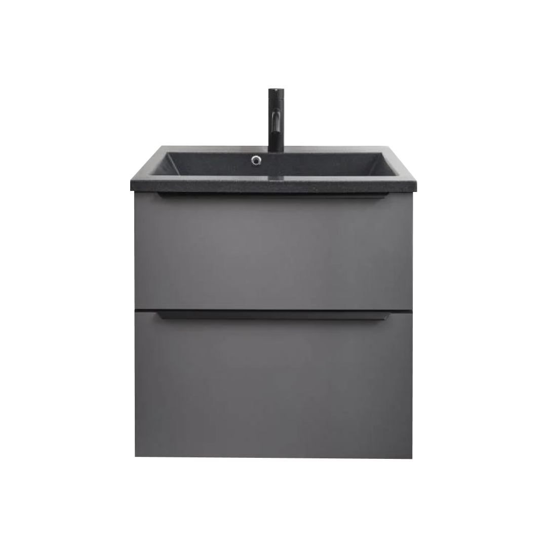 Cassøe Soft vaskeskab - Mat grå - 120 cm