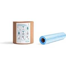 LOCKSMELL Blöjfoder (400m) Kompatibel Med Tommee Tippee Sangenic Och Andra Blöjbehållare | Tillverkade Av Återvunnet Material + RÖR FÖR PÅFYLLNING
