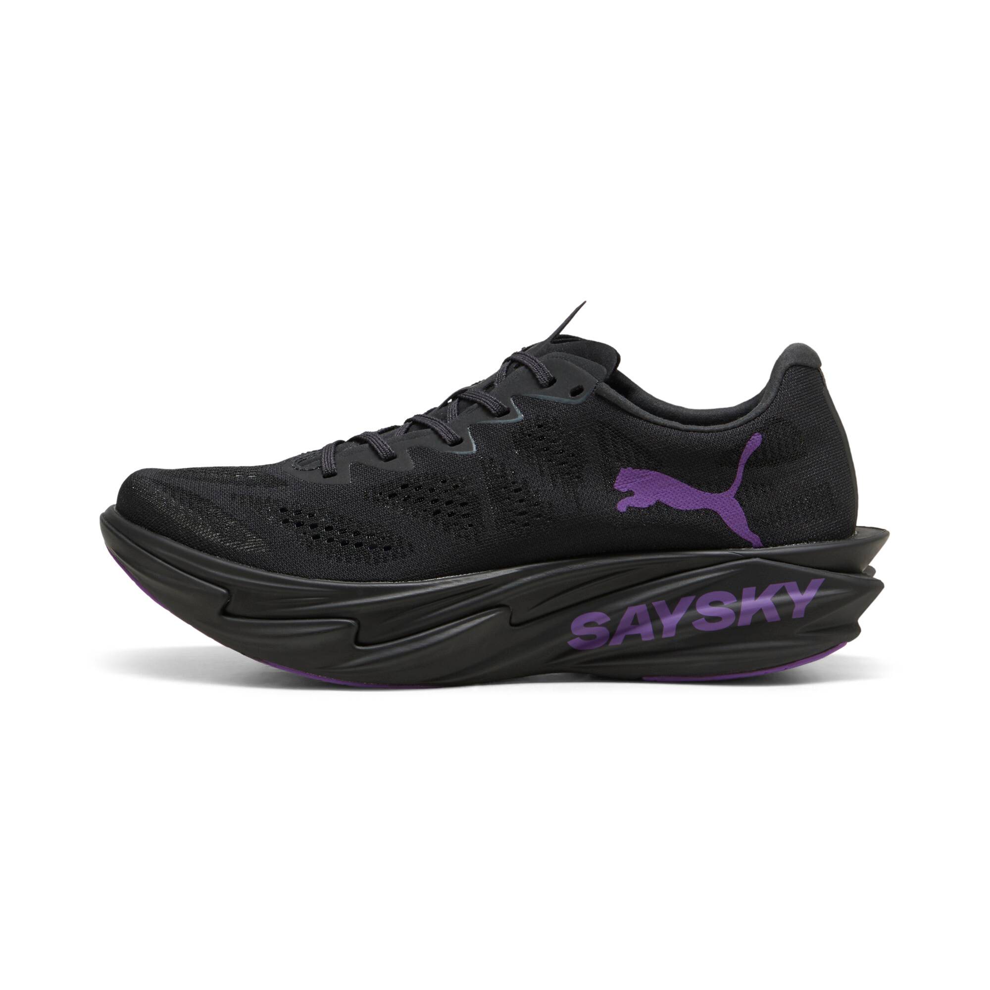 PUMA x SAYSKY Deviate NITRO™ Elite 4 Running Shoes Women, Fitness, Flat Dark Gray/Ultra Purple, 37