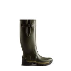 Hunter Hunter Mens Green Balmoral Tall Side Adjustable Neoprene Lined Techsole Wellies
