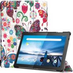 Lenovo Tab M10 TB-X605F TB-X505F Fodral Motiv Färgglada Fjärilar