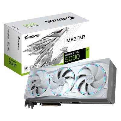 Gigabyte GeForce RTX 5090 AORUS MASTER ICE 32 GB GDDR7, HDMI/3xDP, RGB Halo