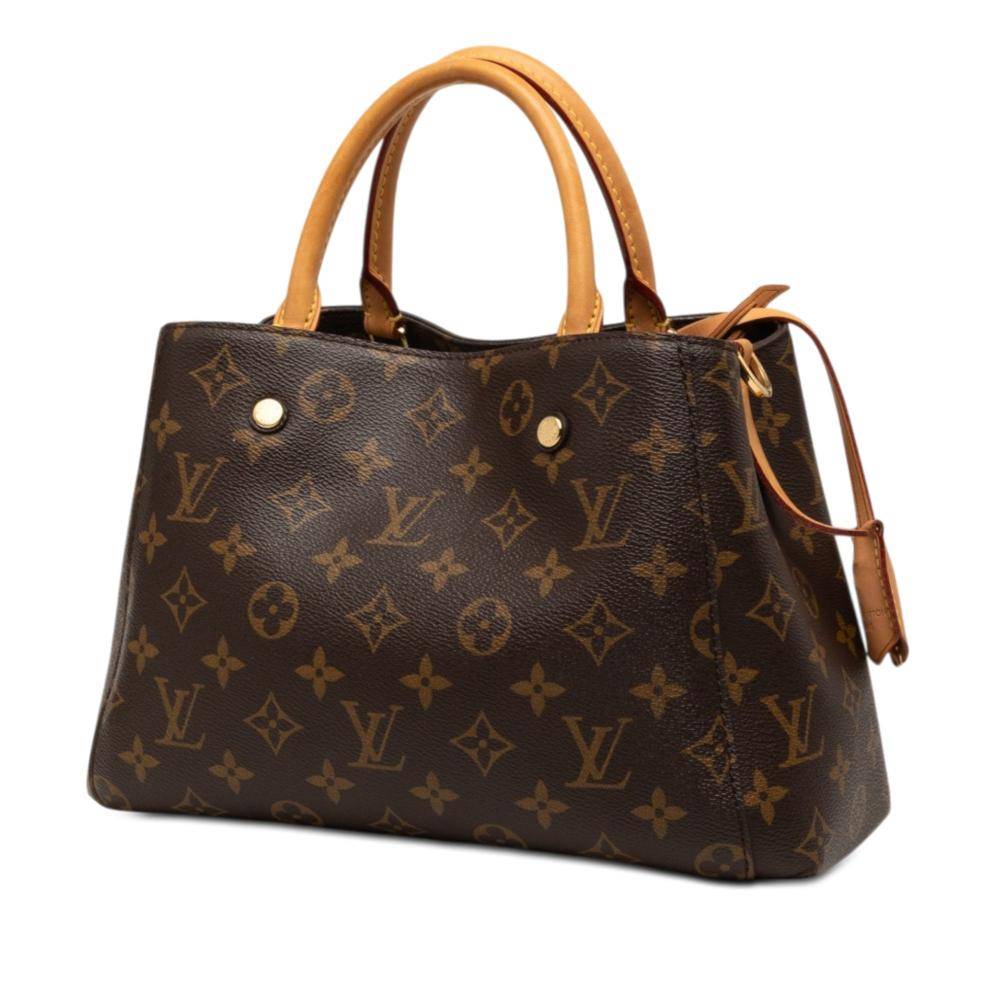 Louis Vuitton Vintage Montaigne Stl. - Handväskor Från Magasin - Brown (L 20cm x W 29cm x D 12cm)