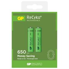 Genopladelige AAA Recyko batterier / LR03 650mAh