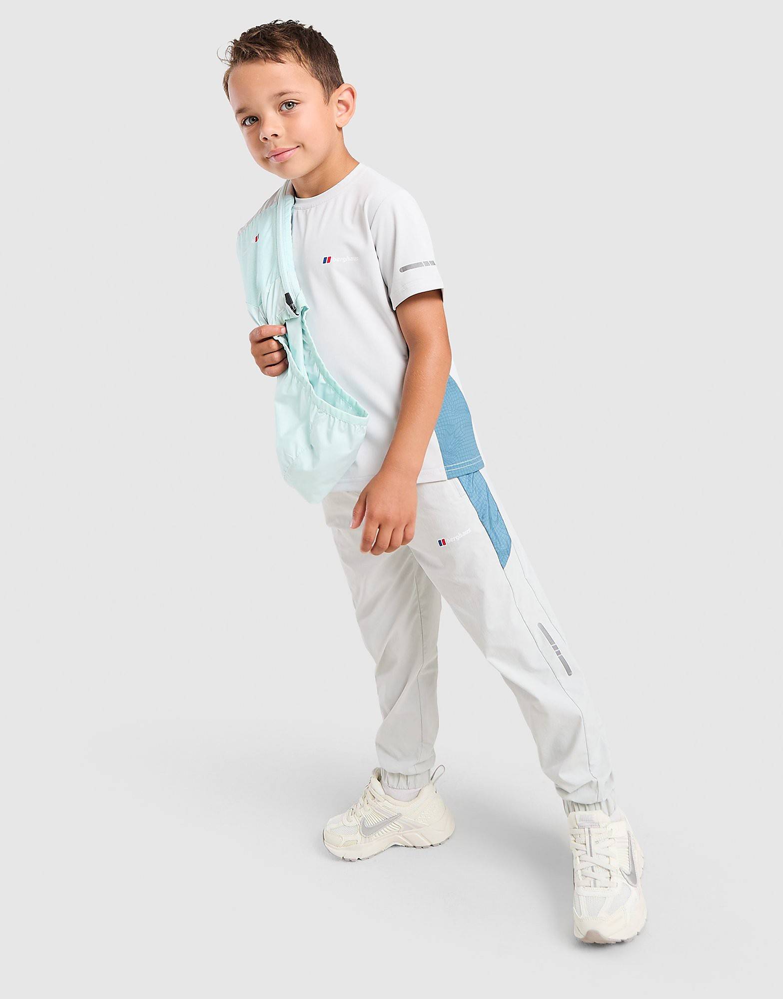 Berghaus Windshell 3-Piece Tracksuit Children, grå - 5-6Y