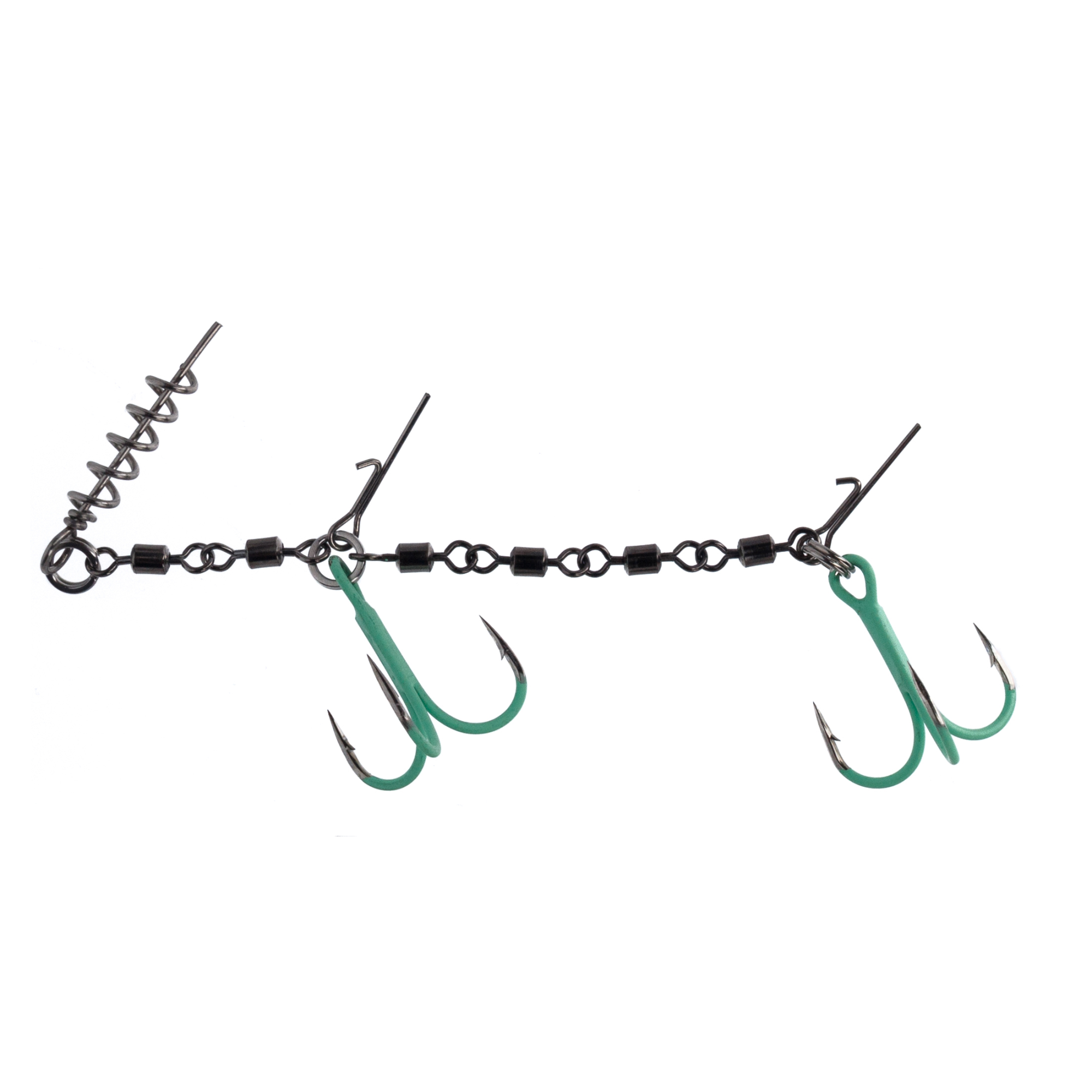 Mikado Jaws Evo Double Fluo Stinger Rig 2/0.