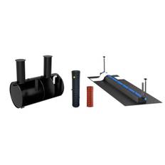 AC VRT 4000L paket med flödesstyrd fosforfälla höga krav biomoduler 16m2