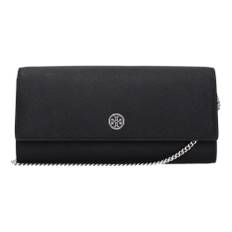 Tory Burch, Taske, Dame, Sort, ONE SIZE, Læder, Sort Læder Clutch Taske