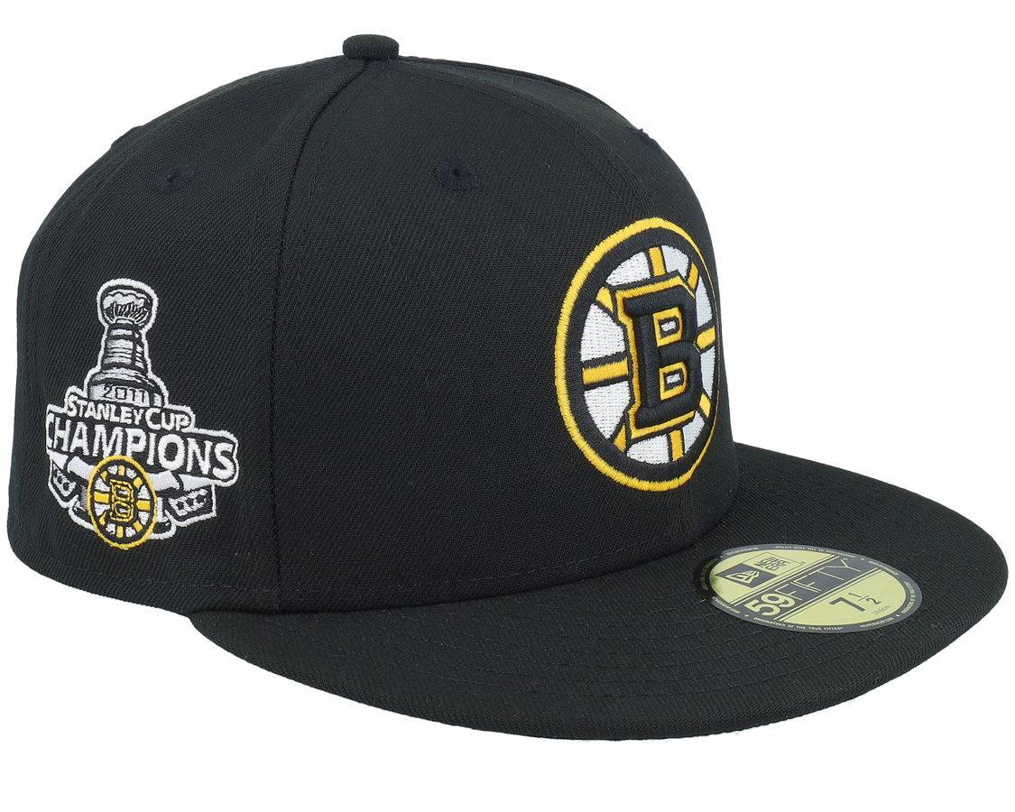 New Era Hatstore Exclusive x Boston Bruins Stanley Cup 11 59FIFTY Black Fitted