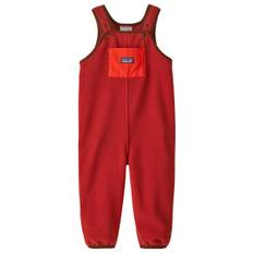 Patagonia Kid's Baby Synch Overalls Fleecebyxa Barn Storlek 18 Months Färg röd