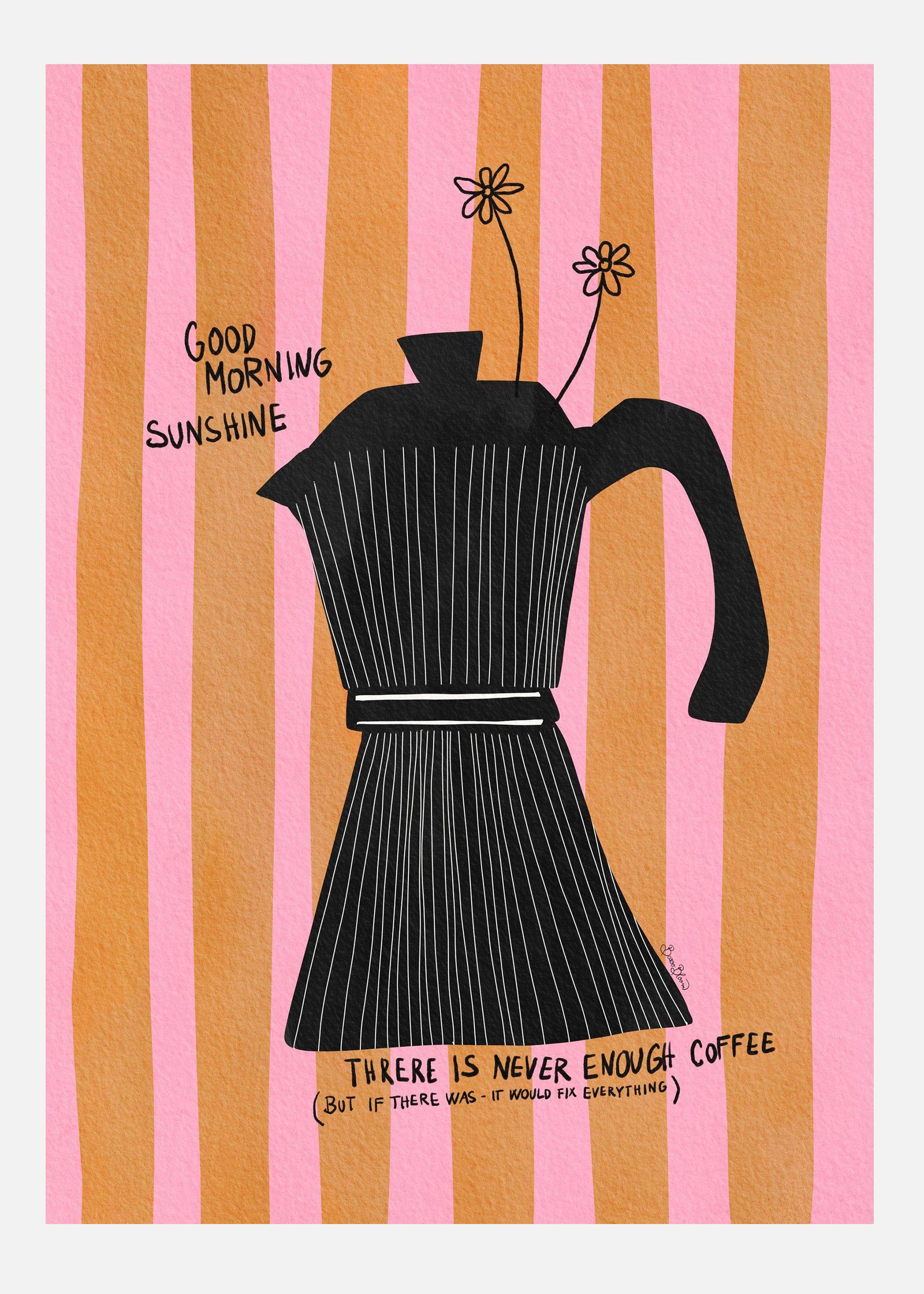 Mocca Coffee Sunshine Canvastavla (50x70 cm)